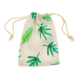 Lot de 4 sachets en jute feuille 40g