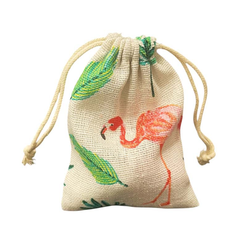 Lot de 4 sachets en jute feuille 40g