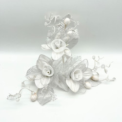Fleurs à dragées blanche