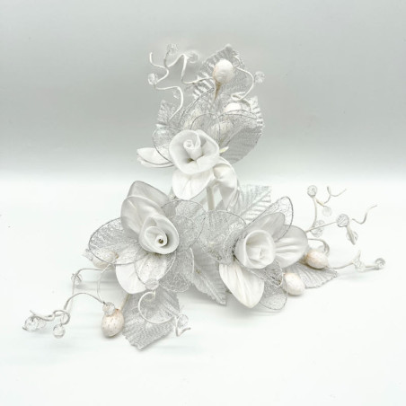 Fleurs à dragées blanche
