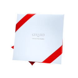 Mini-boîte blanche 40g "motif ancre rouge"