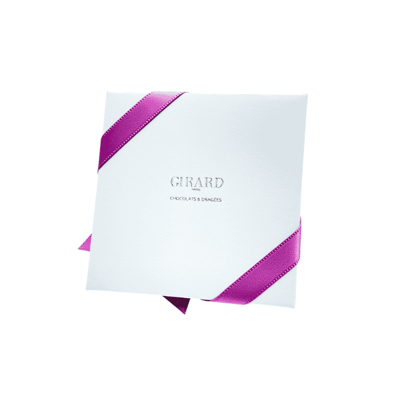 Mini-boîte blanche 40g "motif colombe"